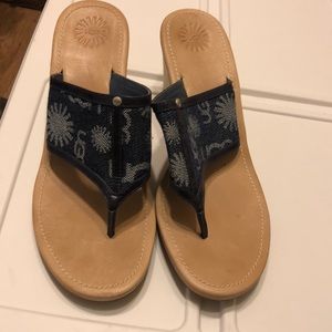 Ugg women’s blue sandals